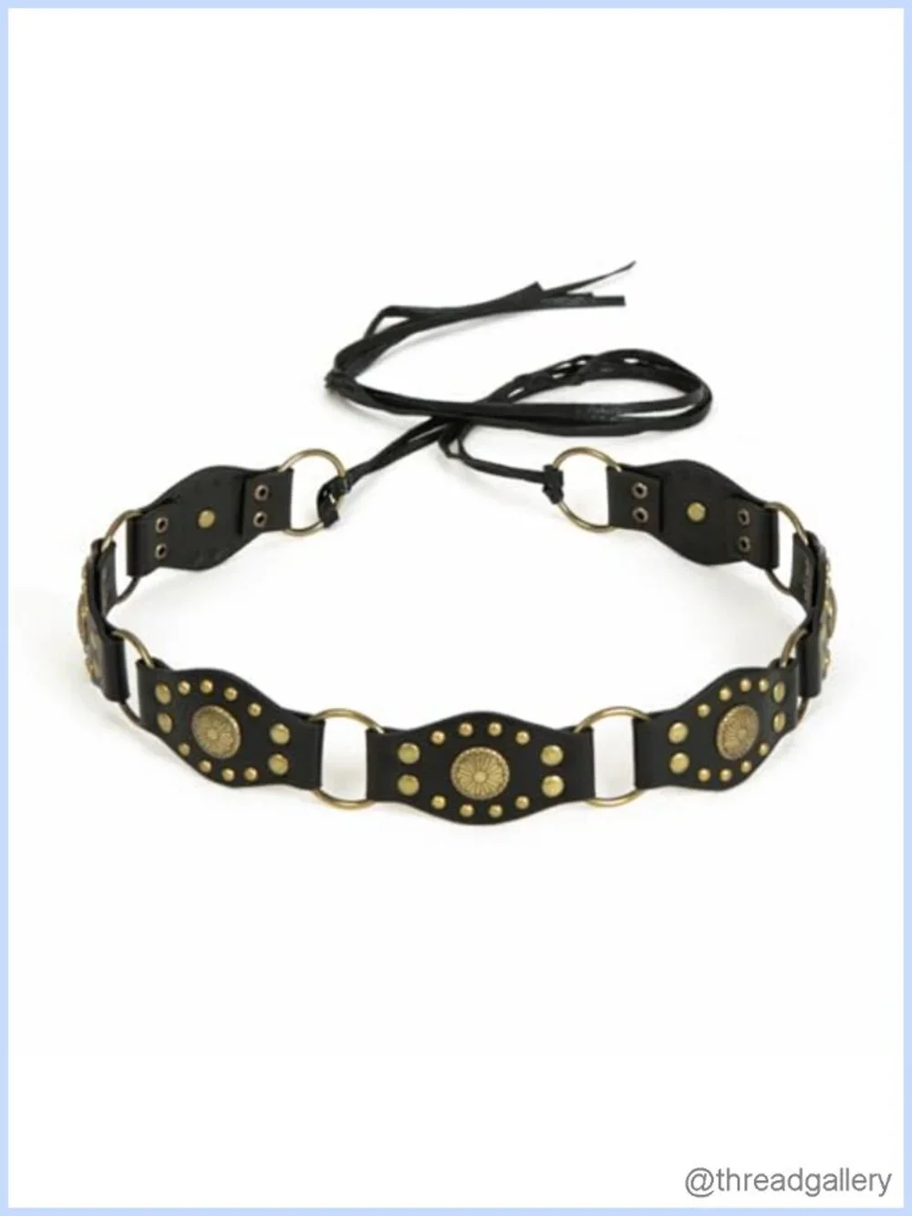 Hand Woven Wax Rope Braid Bohemian Waist Belt